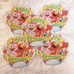 5枚セット USJ バースデーシール 過去物　ユニバ　セサミストリート　エルモ