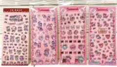 SWIMMER スイマー PVC立体シール ぷっくりシール ４枚セット