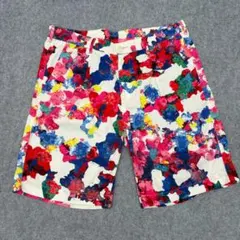 レア 横尾忠則 × Bohemians 総柄 ショートパンツ アート柄 日本製のサムネイル