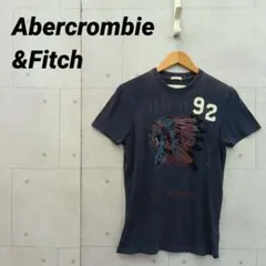 Abercrombie&Fitch ネイティブアメリカン Tシャツ S 紺