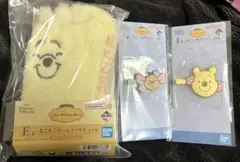 一番くじ くまのプーさん E賞もこもこルームソックス I賞ラバーコレクション