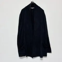 オールドネイビー 無地 カーディガン ショールカラー 長袖 XS 黒 綿 混合のサムネイル