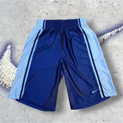 NIKE ハーフパンツ ショートパンツ 刺繍ロゴ ネイビー×ホワイト ナイキ M