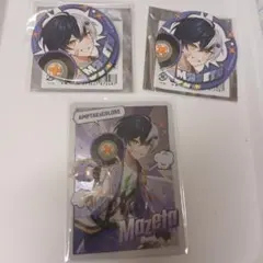 AMPTAKxCOLORS　まぜ太　レインボーロード中77%　缶バッジ　カード