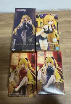 ヒ*ロ様 金色の闇 リペイント フィギュア ToLOVEる 水着 艶肌 グラデー