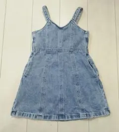 ジャンパースカート　デニムワンピース　ジーユー　110