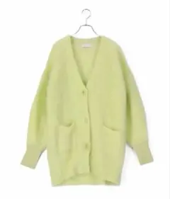 新品タグ付き　アダムエロペ　モヘヤカーディガン