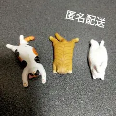 動物フィギュア 3体 猫