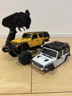 scx24 黄色、白色　二台セット　ほぼ未使用 ラングラーjl jeep scx24 黄色、白色 二台セット ほぼ未使用 ラングラーjl jeep - メルカリ