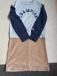 Champion スウェットワンピース 130