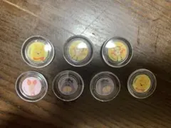 くまのプーさん キャラクターピンバッジ 7個セット