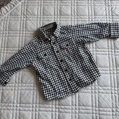 BeBe チェック柄 長袖シャツ