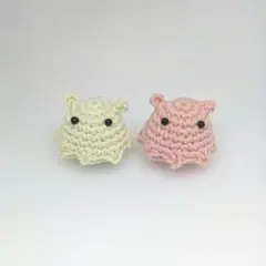 めんだこ　あみぐるみ　ラメ　2個セット
