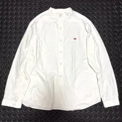✨美品✨ダントン 長袖シャツ バンドカラー アイボリー 38 近年モデル 
