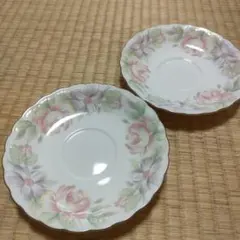 NARUMI 花柄 カップ・ソーサー 2枚セット