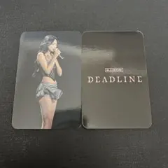 BLACKPINK ジェニ DEADLINE popup 特典 トレカ