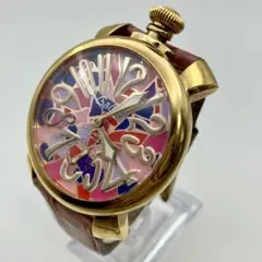 【可動品】 GAGAMILANO ガガミラノ 腕時計 手巻き式 マヌアーレ48