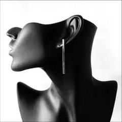 ピアス レディース❤️ロング バー ピアス❤️2色あり❤️数量限定！早い者勝ち！