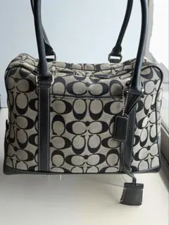 【美品】COACH Signature Canvas Toteシグネチャートート