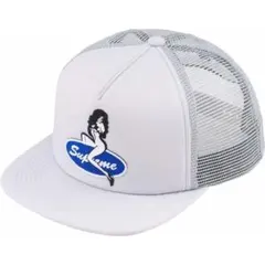 Supreme Pin Up Mesh Back 5-Panel Grey