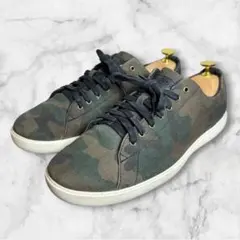 美品✨コールハーン 迷彩柄キャンバスローカットスニーカー 26㎝