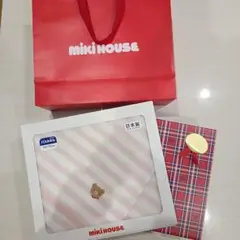 バスタオル プレゼント MIKI HOUSE ショップ袋のサムネイル