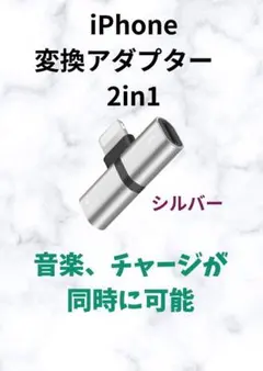 iPhone 5-13 ライトニング充電、イヤフォンプラグ シルバー1 個