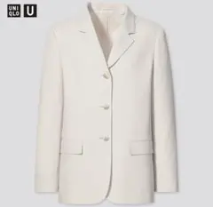 UNIQLO U アイボリー テーラードジャケット
