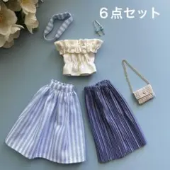956／22cmドール服コーディネート6点セットのサムネイル