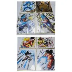 ドラゴンボール　色紙ART　金箔　銀箔　銀ホロ　ベジットセット