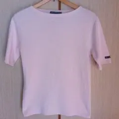 セントジェームス　ボートネック 五分袖カットソー　綿100%