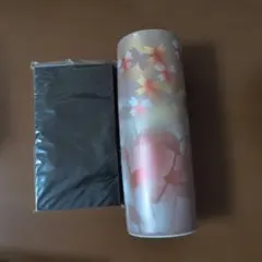 桜柄 筒型 花瓶 陶磁器製 インテリアのサムネイル
