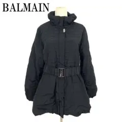 LA9185 バルマン ダウンコート 黒 ブラック ポリエステル100％ L