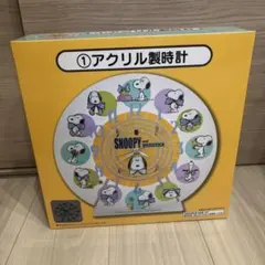スヌーピー　当りくじ　 1 アクリル製時計　サンリオ