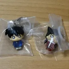 名探偵コナン めじるしアクセサリー3 工藤新一 毛利蘭 2点セット