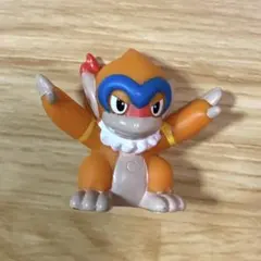 ポケモンキッズ ソフビ 指人形 モウカザル