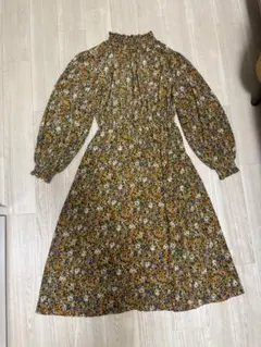 olive des olive 花柄ワンピース