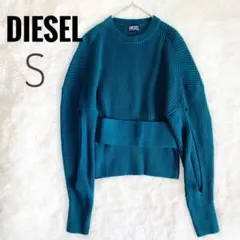 2025年最新】DIESEL ディーゼル メタルロゴプレート ニットの人気