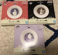 ポケモン一番くじ プレートセット　ミミッキュ、フワンテ、ヒトモシ