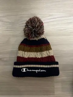 Champion ケーブル編み ポンポン ニット帽 ビーニーのサムネイル