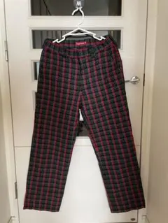シュプリーム　supreme チェック　チノパンツ　34 シュプリーム supreme チェック チノパンツ 34