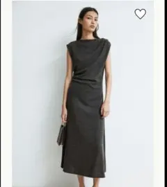 H&Mドレープボディコンワンピース