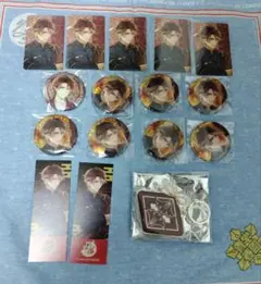 武田信玄 イケメン戦国 周年缶バッジ しおり 台湾アクキーセット