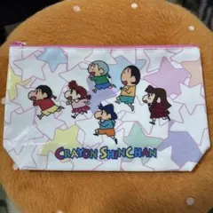 クレヨンしんちゃん 星柄ポーチ