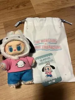 POPMART ラブブ サンリオ ぬいぐるみペンダント ポチャッコver.