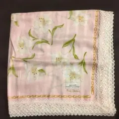 ピエール・カルダン 花柄ハンカチ