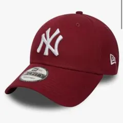 キャップ　ニューヨークヤンキース ニューエラ　赤　バーガンディ9forty