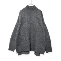 【ドレスキップ】ニット セーター ハイネック オーバーサイズ size M