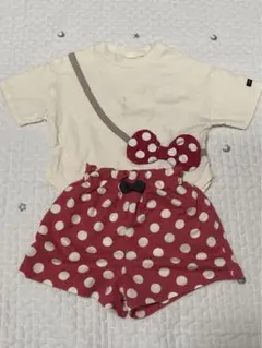 futafuta ミニー　Tシャツ　ショートパンツ　セットアップ100