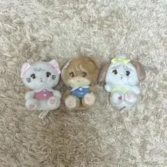 mikko characters ぬいぐるみ2 ガチャガチャ 3点セット